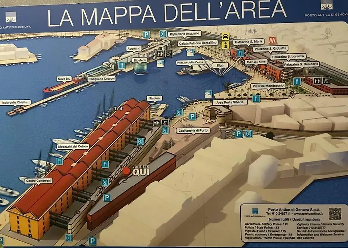 Lägenhet Casa Azzurra, Nel Cuore Di Genua